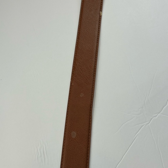 Express Synthetic Leather Belts Set of 2 Brown/Black Leather Size M - Picture 7 of 9